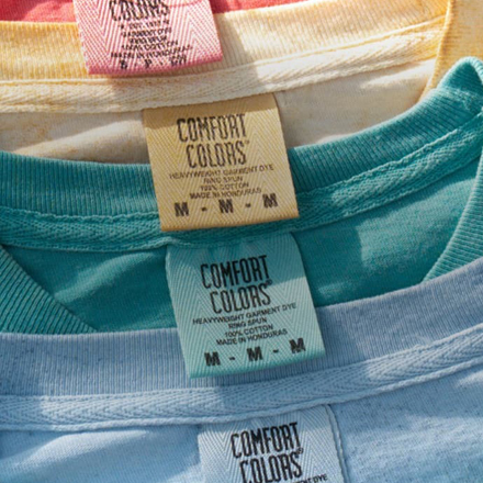 comfort colors heavyweight t-shirts