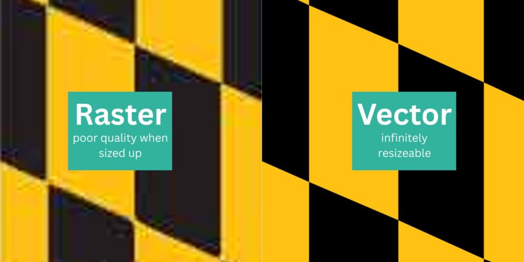 raster vs. vector images